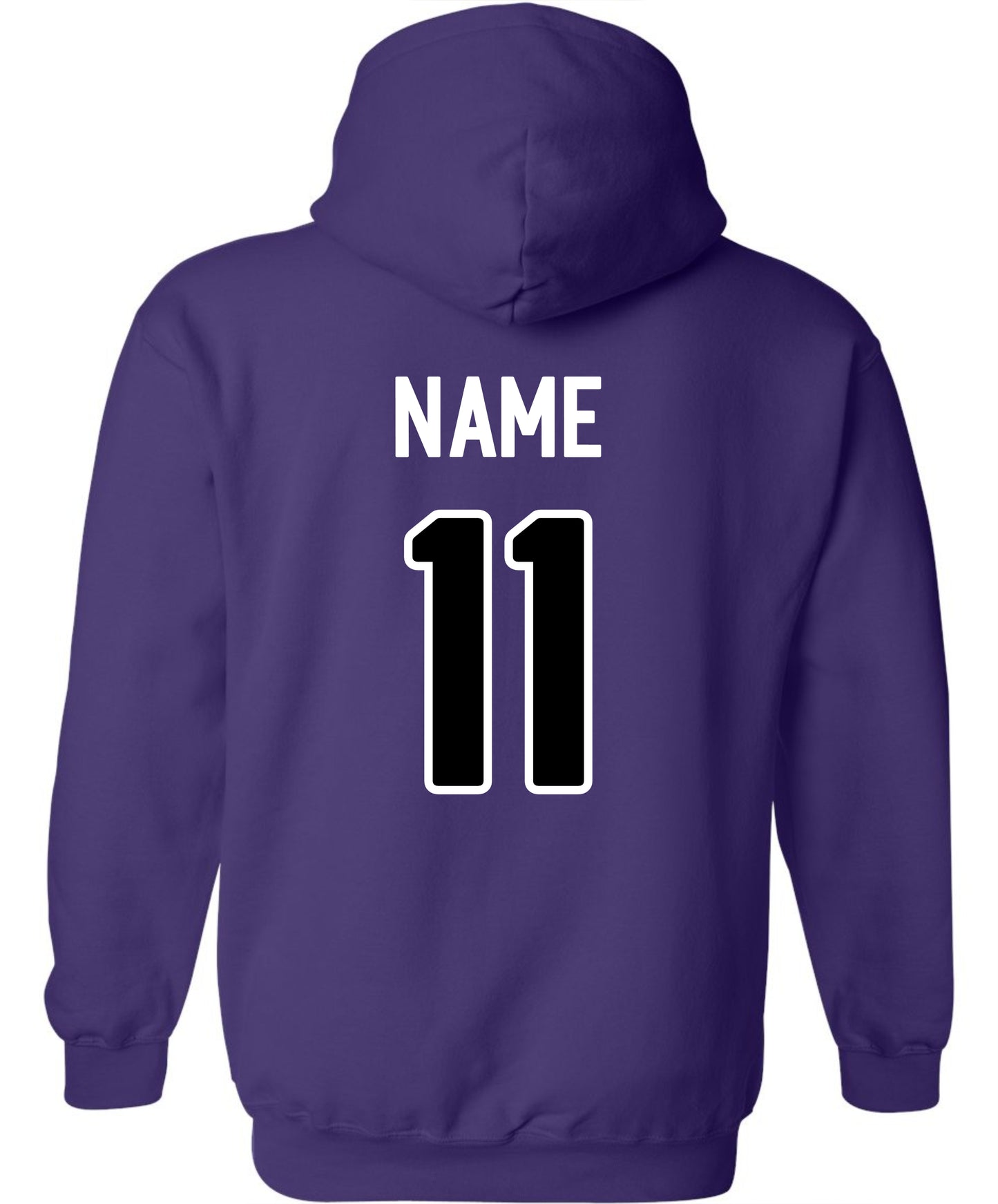 Niagara University Eagle Design Full Zip Hooded Printed Sweatshirt