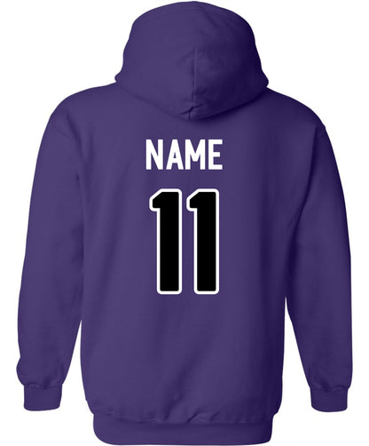 Niagara University Eagle Design Full Zip Hooded Printed Sweatshirt