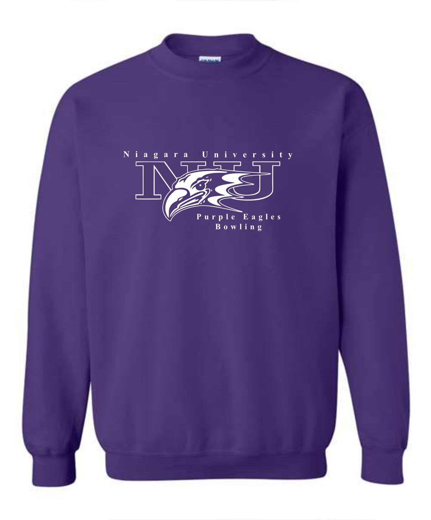 Niagara University Eagle Design Unisex Crewneck Printed Sweatshirt