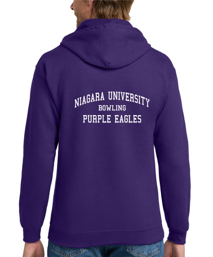 Niagara University Design Full Zip Hooded Printed Sweatshirt