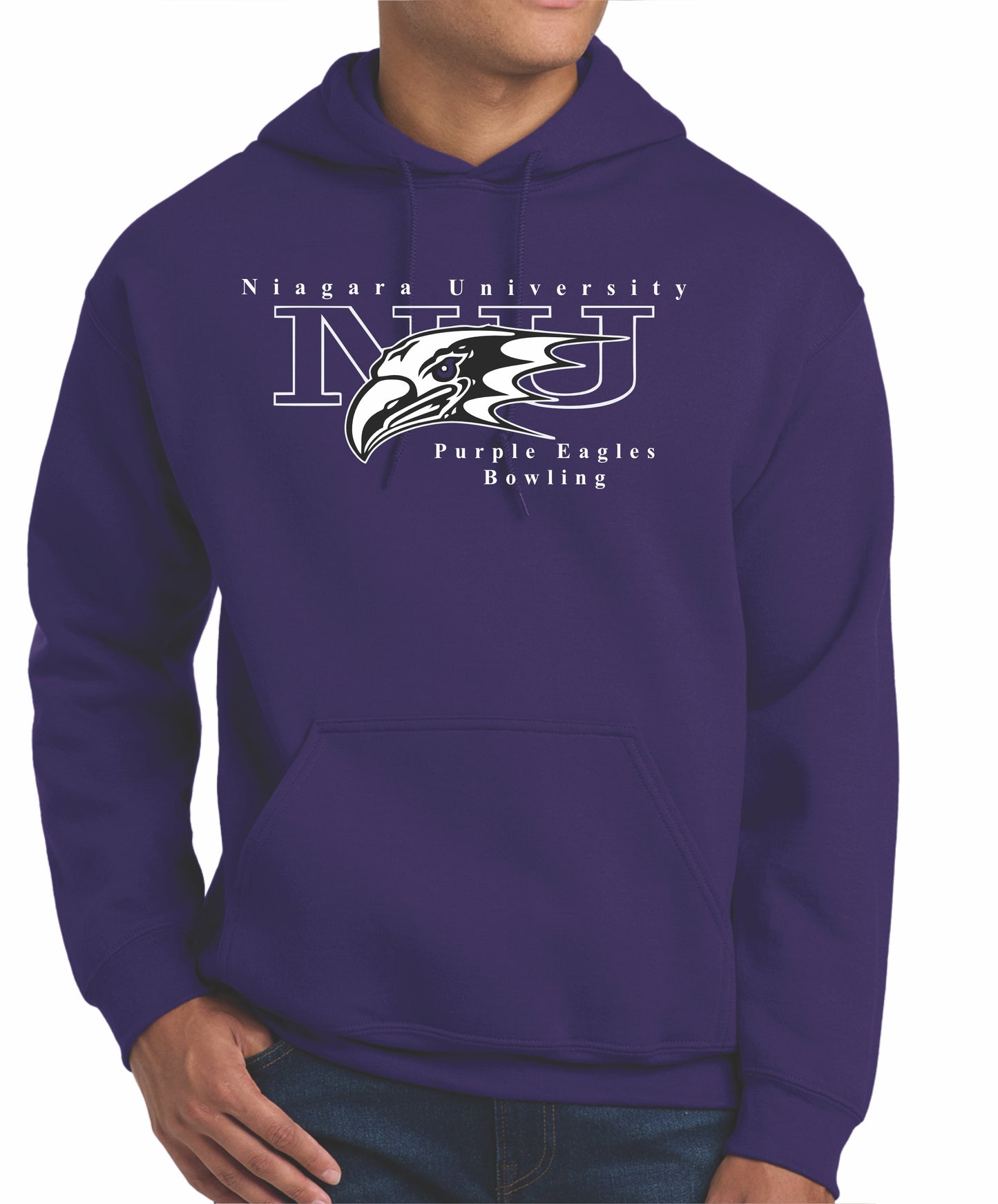 Niagara University Eagle Design Unisex Printed Hoodie