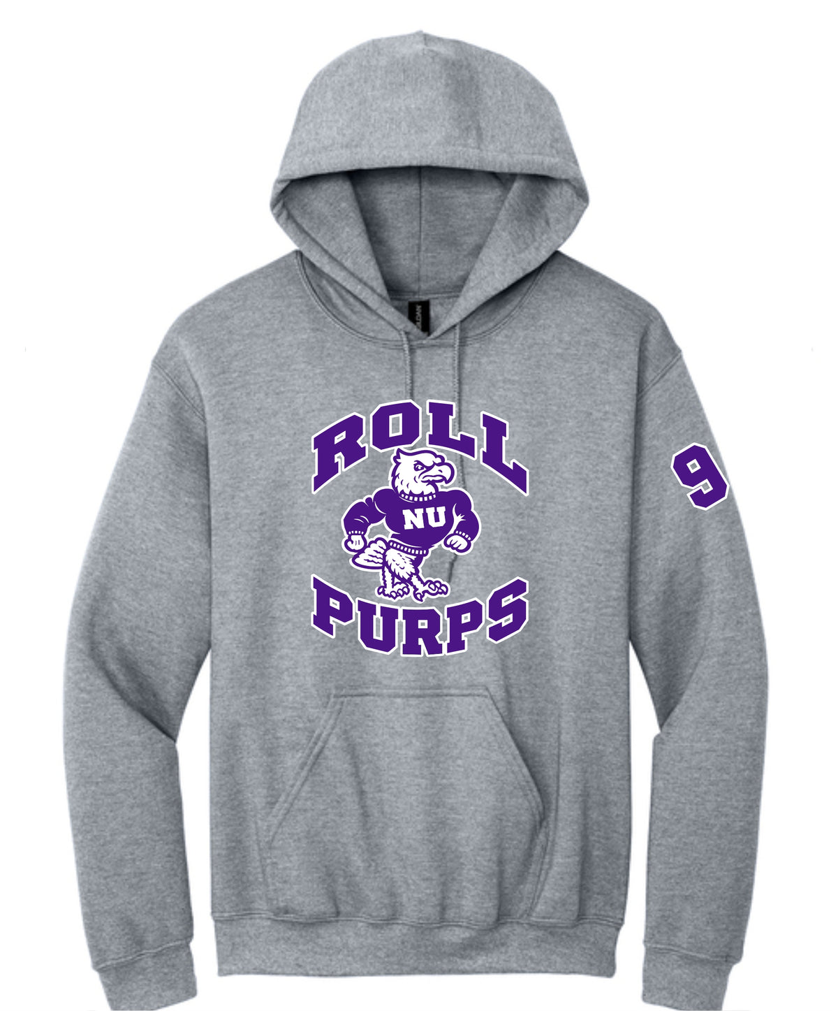 NU Bowling 'ROLL PURPS' Unisex Crewneck Printed Crewneck Sweatshirt