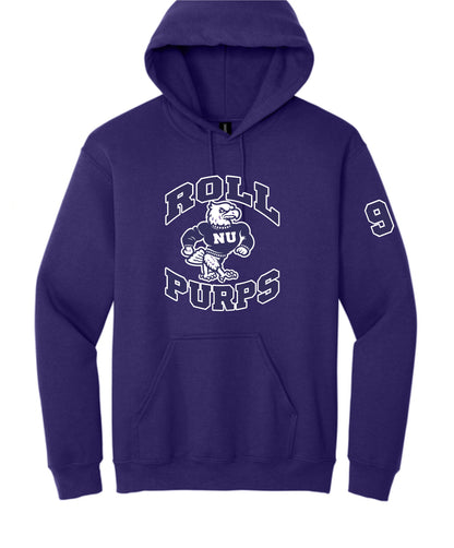 NU Bowling 'ROLL PURPS' Unisex Crewneck Printed Crewneck Sweatshirt