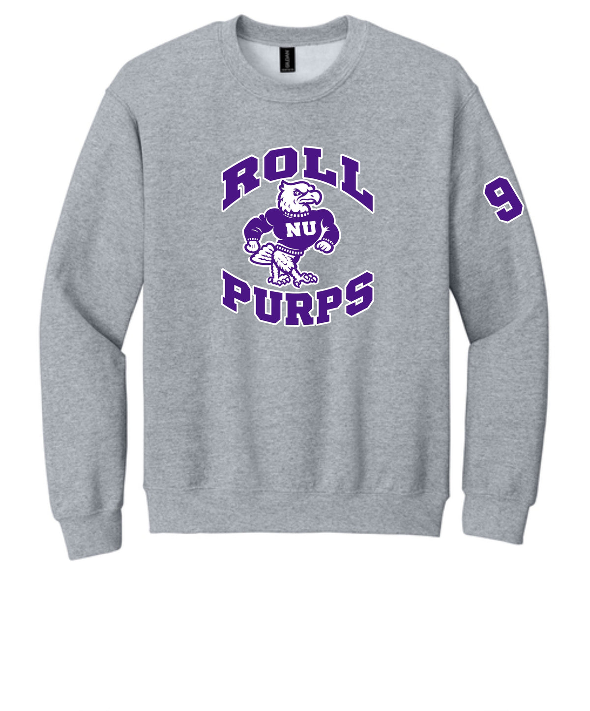 NU Bowling 'ROLL PURPS' Unisex Crewneck Printed Crewneck Sweatshirt