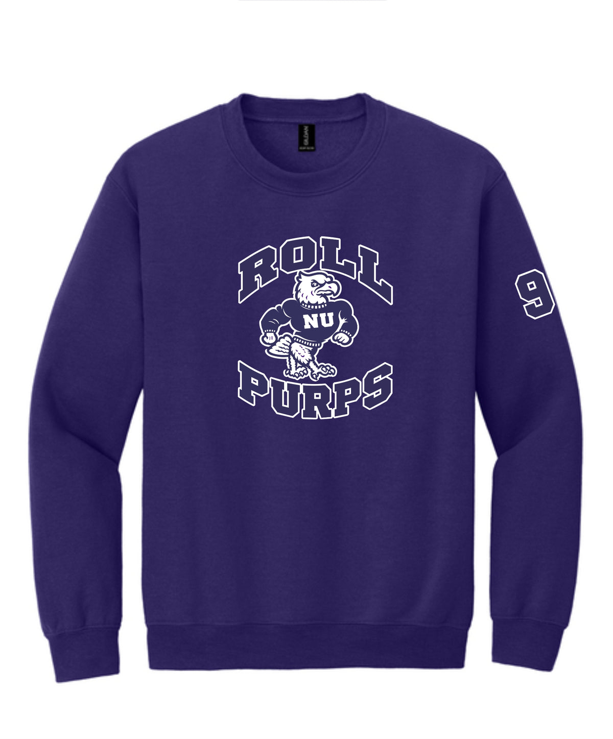 NU Bowling 'ROLL PURPS' Unisex Crewneck Printed Crewneck Sweatshirt